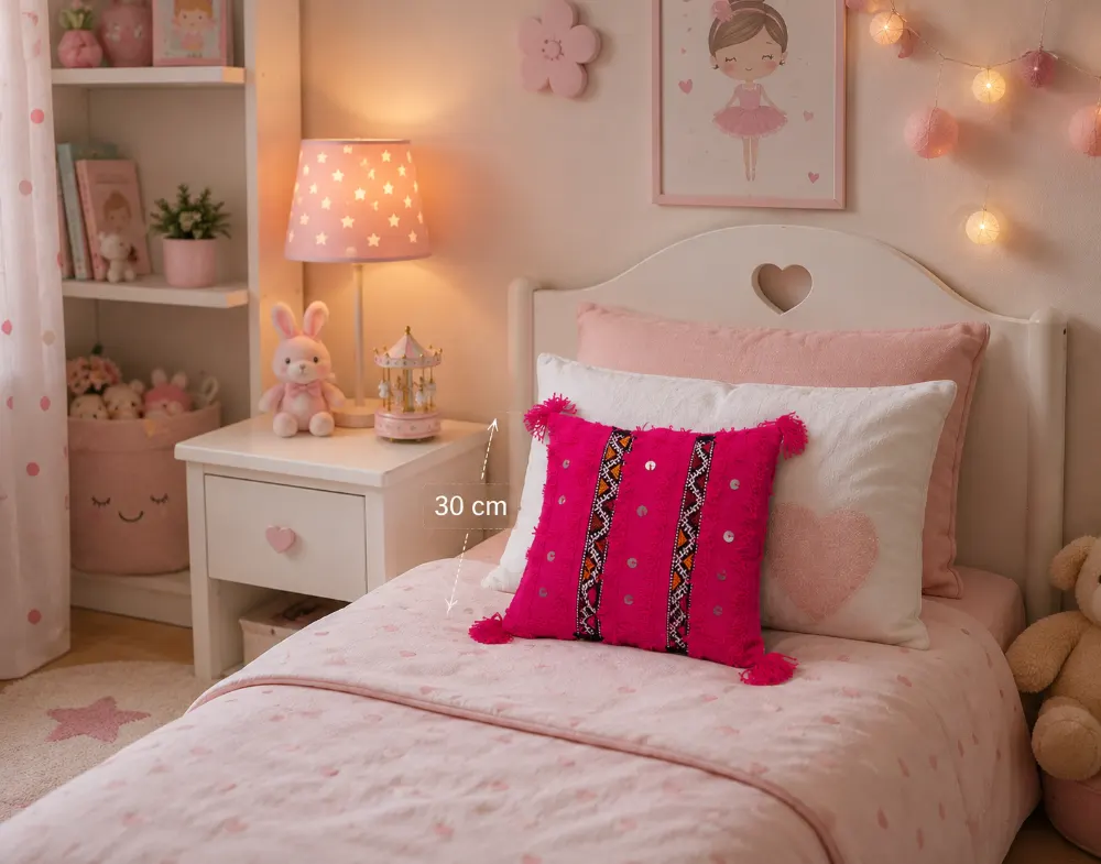Petits coussins décoratifs 35x30 cm pour canapé et lit