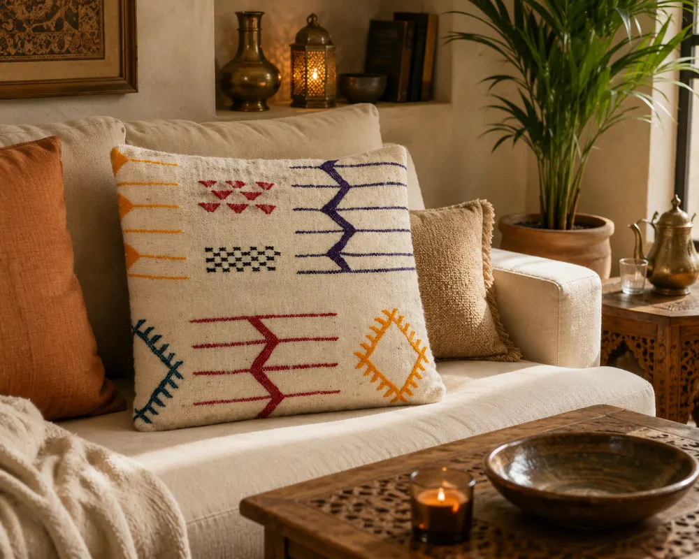 Oreillers en Laine 46x46 cm - Confort et Chaleur