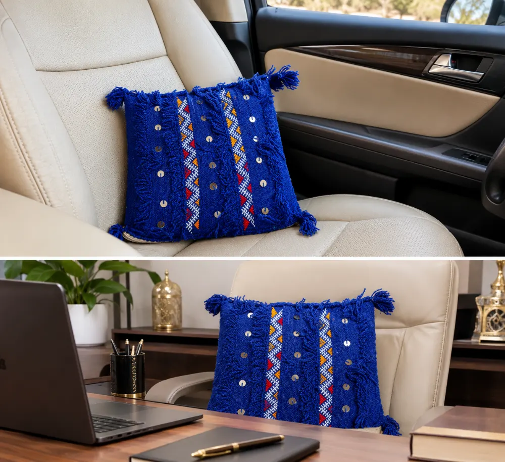 Petits coussins décoratifs 35x30 cm pour canapé et lit