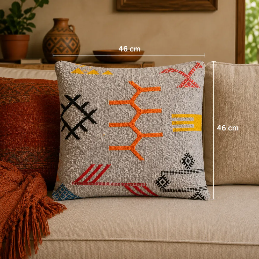 Oreiller en Laine Naturelle 46x46 cm
