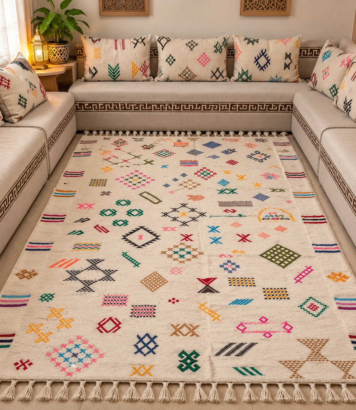 Moroccan artisan crafting by hand